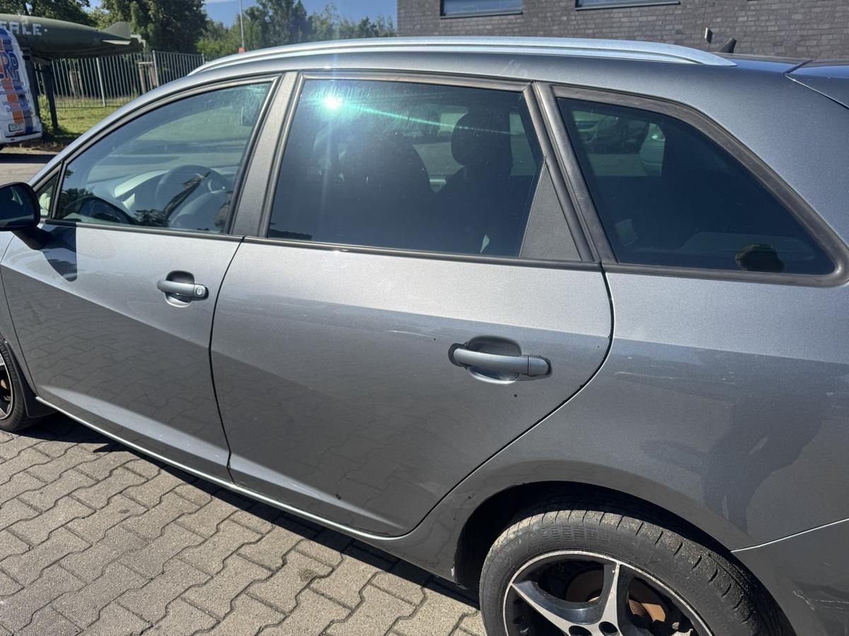Seat Ibiza ST 6J original T&uuml;r hinten links Kombi LX7R Monsungraumetallic Rohbau Bj.2012